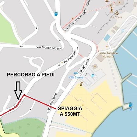 Apartamento Casa Nadia A Pochi Passi Dal Mare Con Garage, Terrazza E Sala Giochi Numana Exterior foto