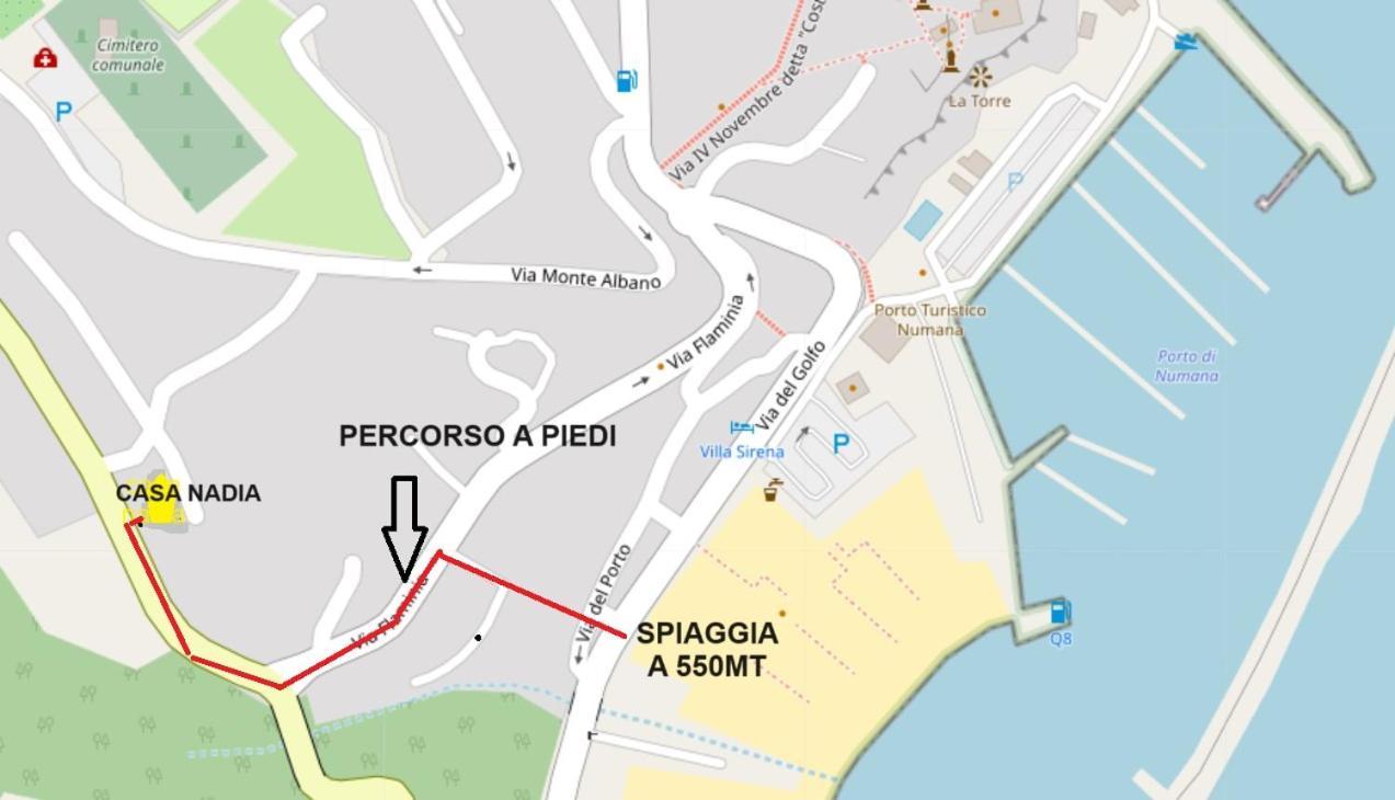 Apartamento Casa Nadia A Pochi Passi Dal Mare Con Garage, Terrazza E Sala Giochi Numana Exterior foto